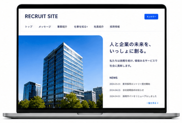 採用サイトのイメージ